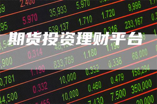 期货投资理财平台