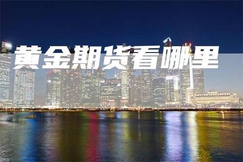 黄金期货看哪里