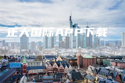 正大国际APP下载
