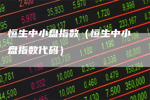 恒生中小盘指数（恒生中小盘指数代码）