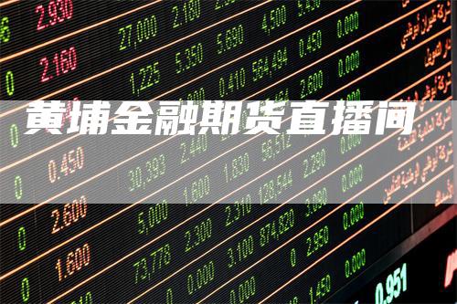 黄埔金融期货直播间