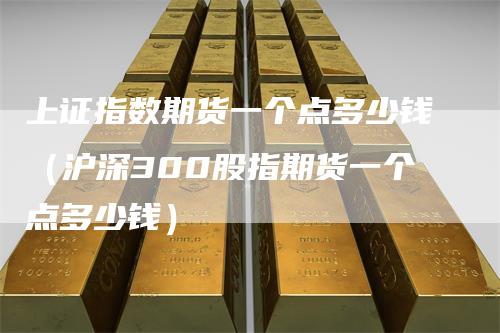 上证指数期货一个点多少钱（沪深300股指期货一个点多少钱）