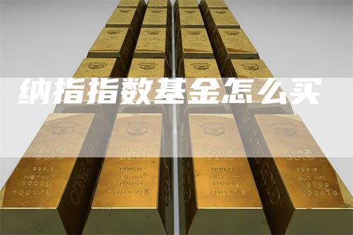 纳指指数基金怎么买