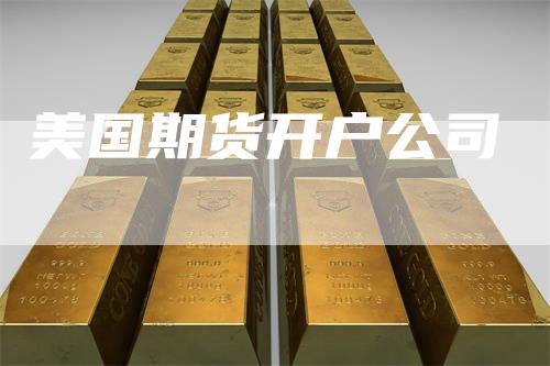 美国期货开户公司