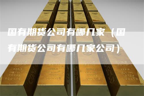 国有期货公司有哪几家(国有期货公司有哪几家公司)