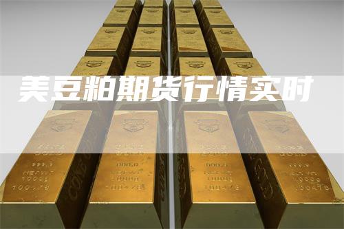 美豆粕期货行情实时