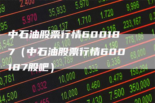 中石油股票行情600187（中石油股票行情600187股吧）