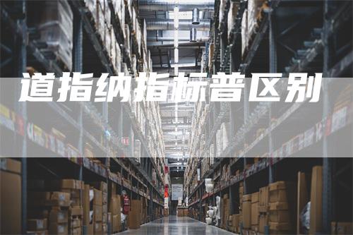 道指纳指标普区别