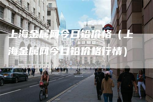 上海金属网今日铅价格（上海金属网今日铅价格行情）