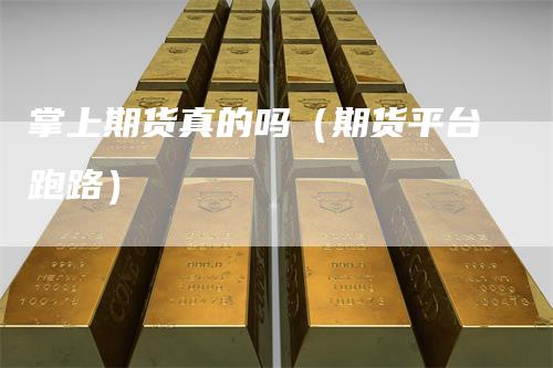 掌上期货真的吗（期货平台跑路）