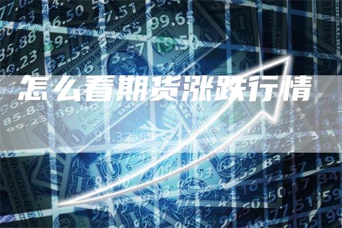 怎么看期货涨跌行情