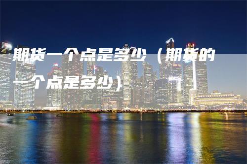 期货一个点是多少（期货的一个点是多少）