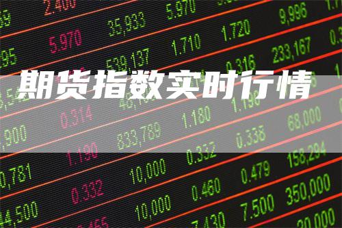 期货指数实时行情