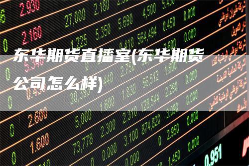 东华期货直播室(东华期货公司怎么样)
