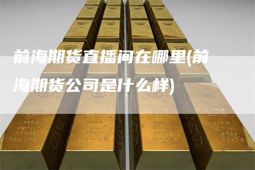 前海期货直播间在哪里(前海期货公司是什么样)