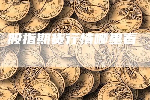 股指期货行情哪里看