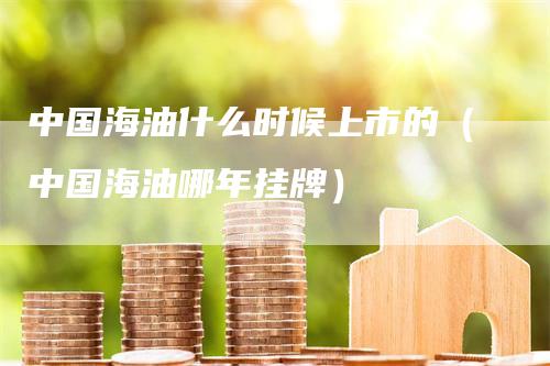 中国海油什么时候上市的（中国海油哪年挂牌）