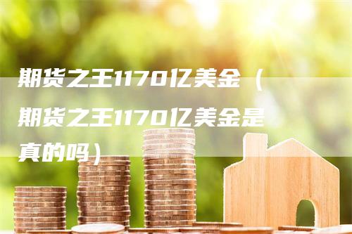 期货之王1170亿美金（期货之王1170亿美金是真的吗）