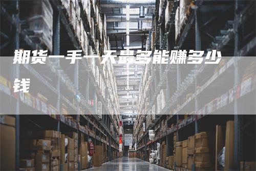 期货一手一天最多能赚多少钱