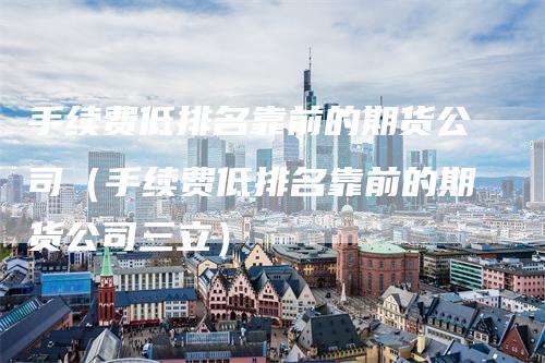 手续费低排名靠前的期货公司(手续费低排名靠前的期货公司三立)