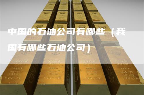 中国的石油公司有哪些（我国有哪些石油公司）