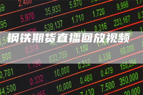 钢铁期货直播回放视频