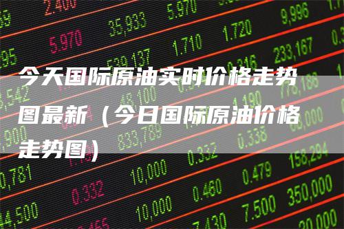 今天国际原油实时价格走势图最新（今日国际原油价格走势图）