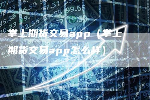 掌上期货交易app(掌上期货交易app怎么样)