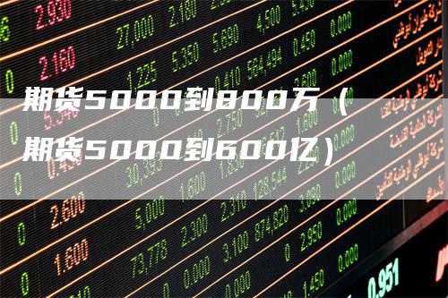 期货5000到800万（期货5000到600亿）