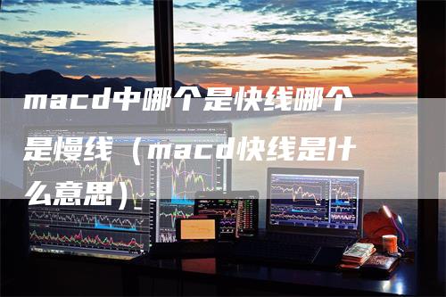 macd中哪个是快线哪个是慢线（macd快线是什么意思）