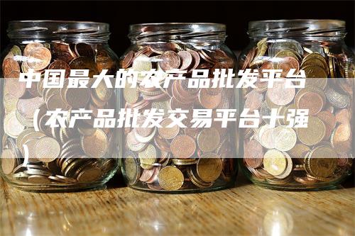 中国最大的农产品批发平台（农产品批发交易平台十强）