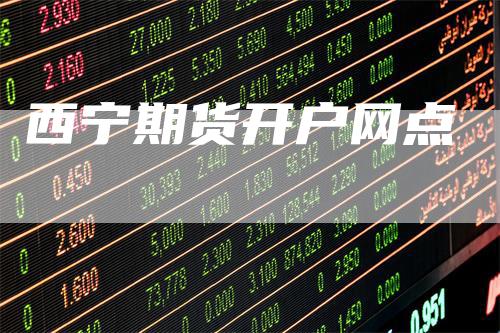 西宁期货开户网点