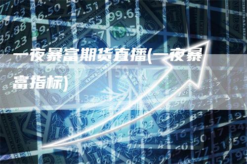 一夜暴富期货直播(一夜暴富指标)
