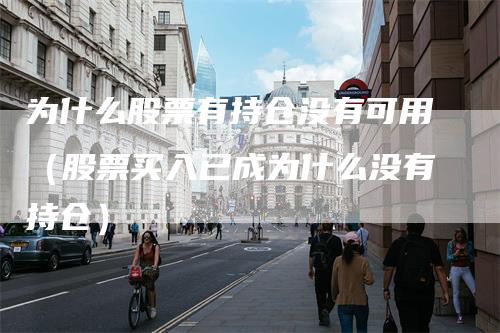为什么股票有持仓没有可用（股票买入已成为什么没有持仓）