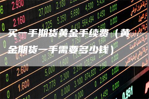 买一手期货黄金手续费（黄金期货一手需要多少钱）