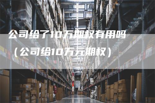 公司给了10万期权有用吗（公司给10万元期权）