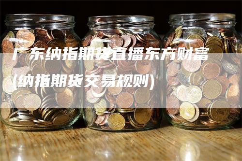 广东纳指期货直播东方财富(纳指期货交易规则)