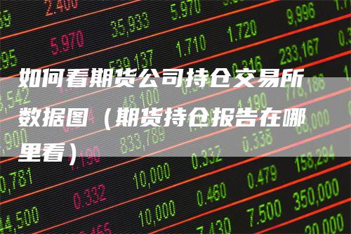 如何看期货公司持仓交易所数据图（期货持仓报告在哪里看）