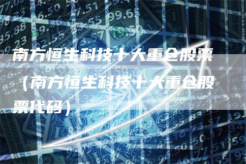 南方恒生科技十大重仓股票（南方恒生科技十大重仓股票代码）