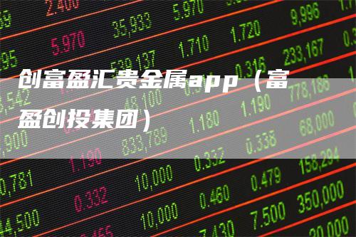 创富盈汇贵金属app（富盈创投集团）