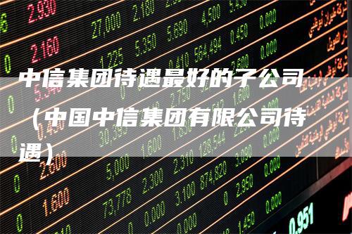 中信集团待遇最好的子公司（中国中信集团有限公司待遇）