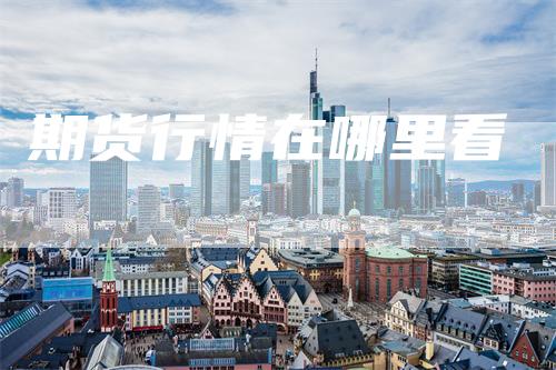 期货行情在哪里看