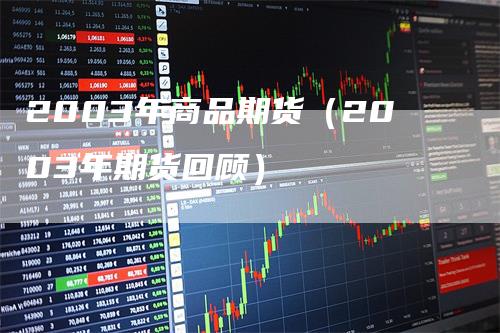 2003年商品期货（2003年期货回顾）