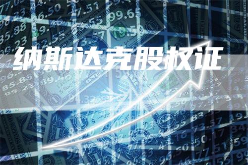 纳斯达克股权证