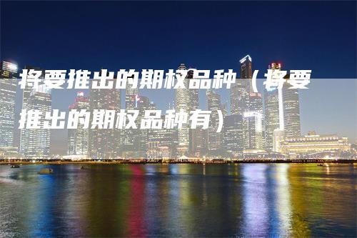 将要推出的期权品种（将要推出的期权品种有）