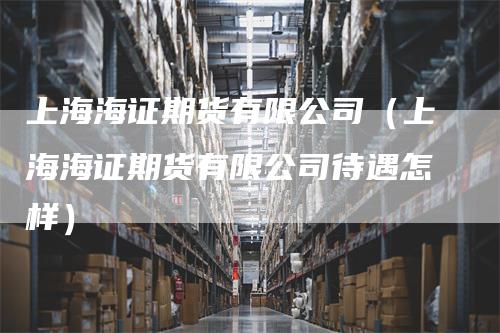 上海海证期货有限公司（上海海证期货有限公司待遇怎样）