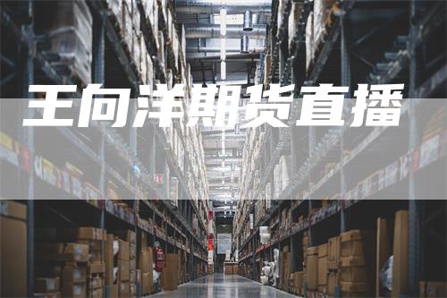 王向洋期货直播